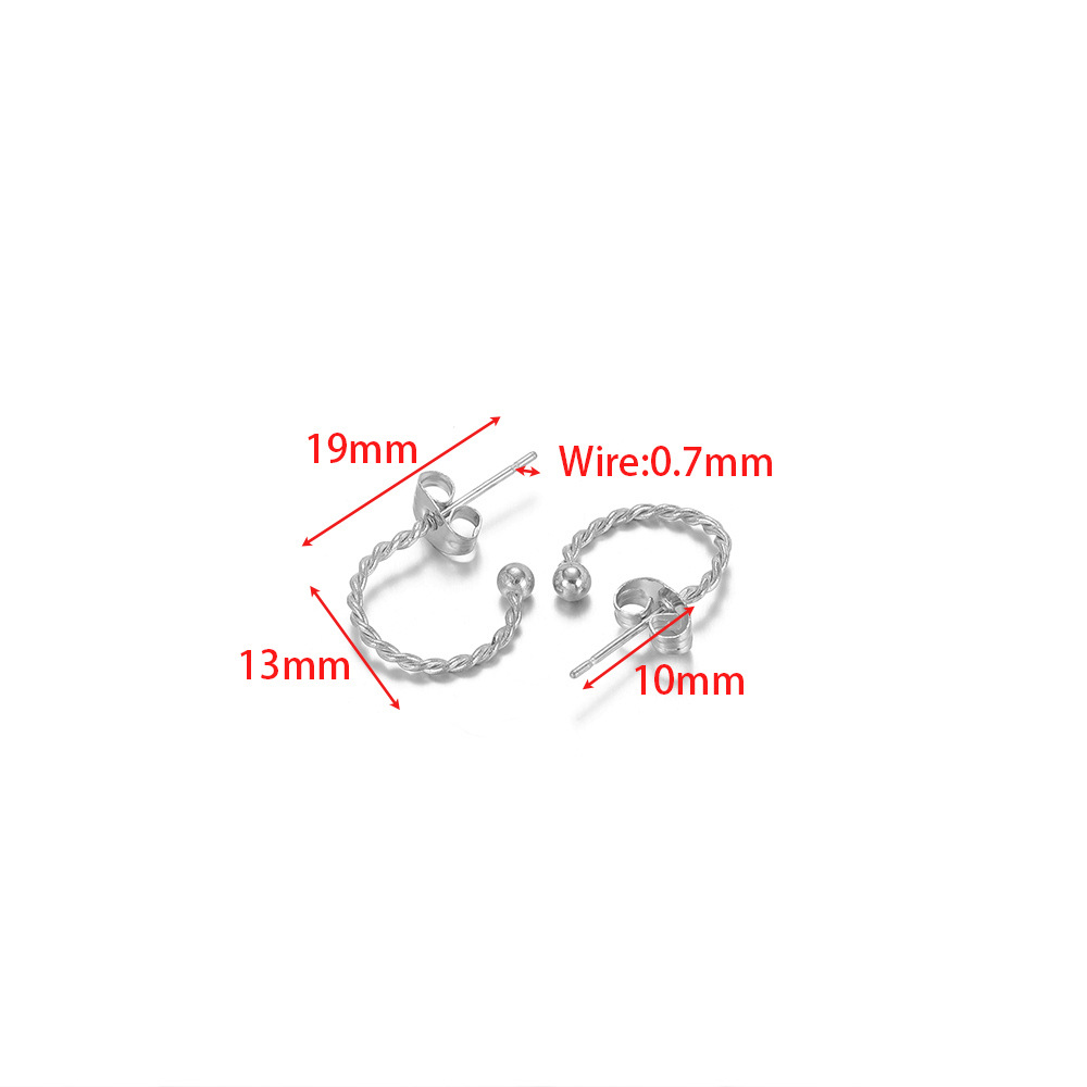 steel color  13*19mm