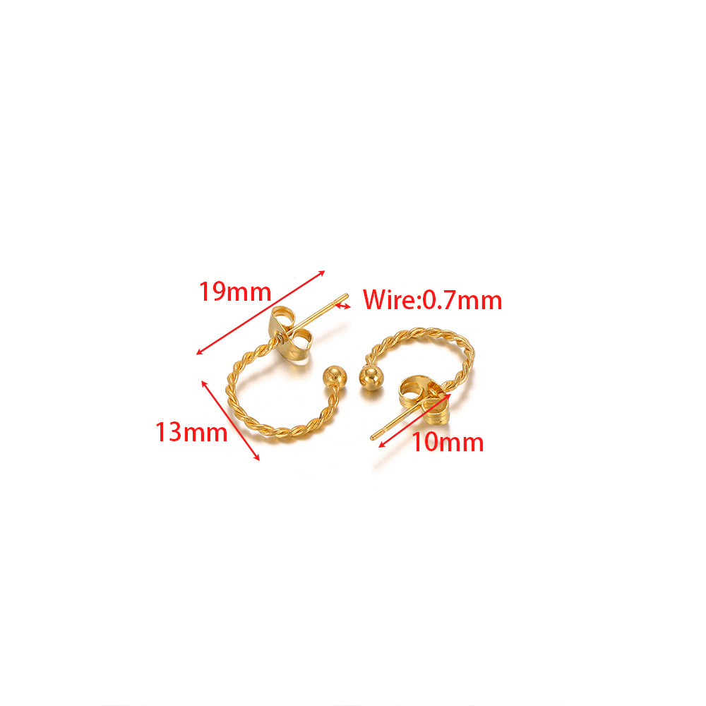 gold 13*19mm