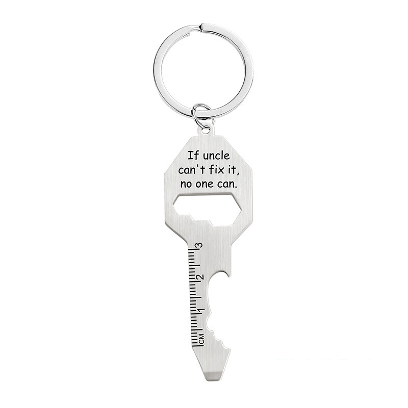8:YSK022 key chain overall silver