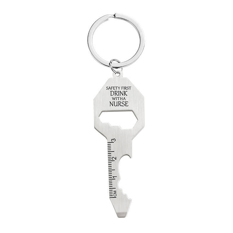 14:YSK028 key chain overall silver