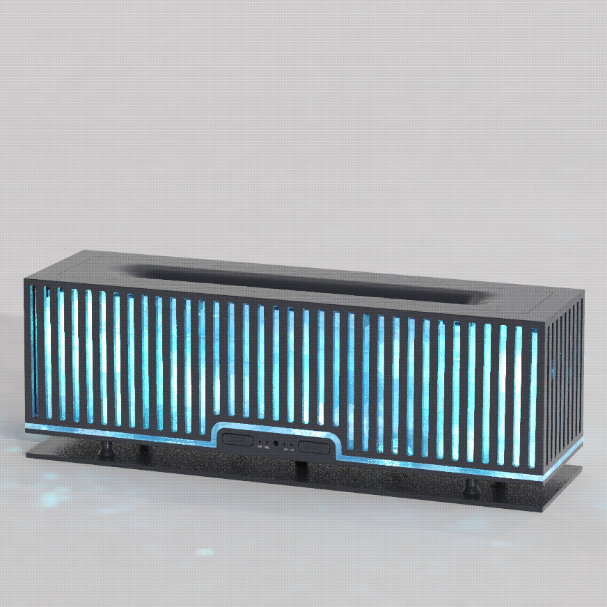 yx-1603 gray heating and cooling lamp