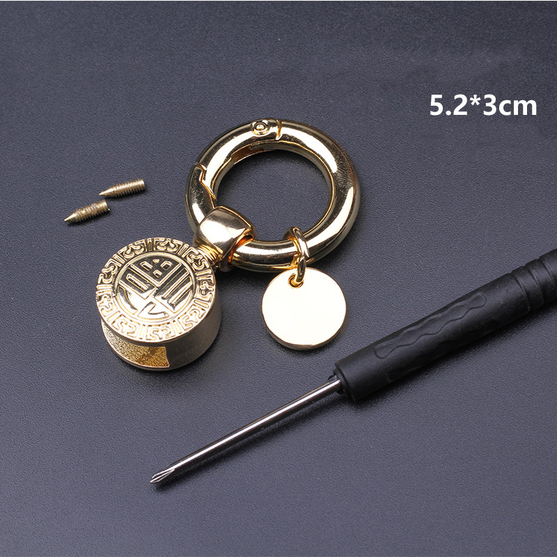 1:golden fu character keychain accessories