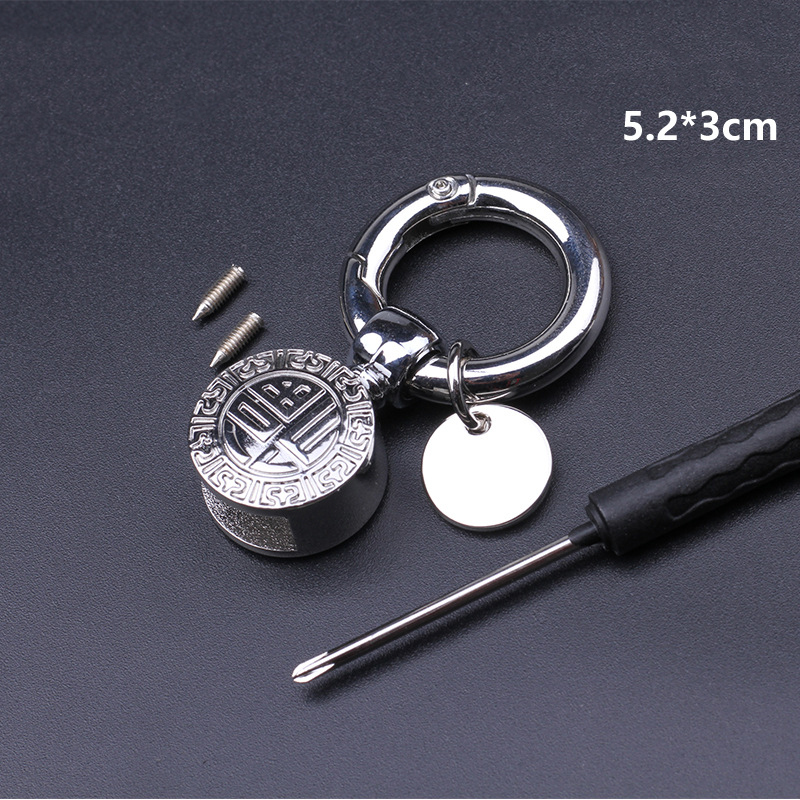 2:silver blessing keychain accessories