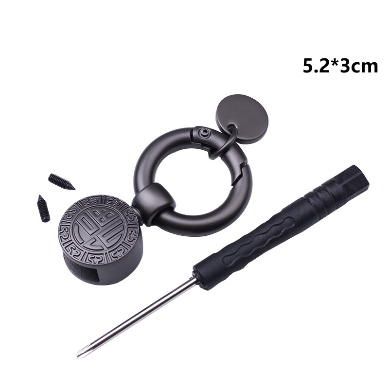 3:black keychain accessories with the word