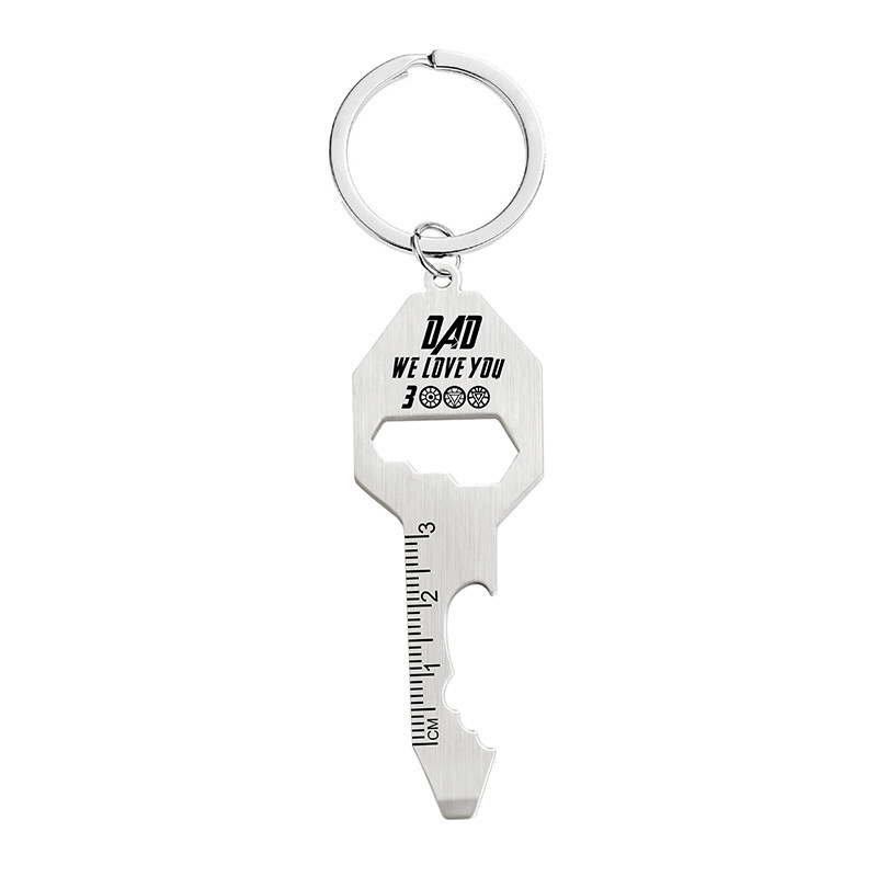 YSK016 key chain overall silver