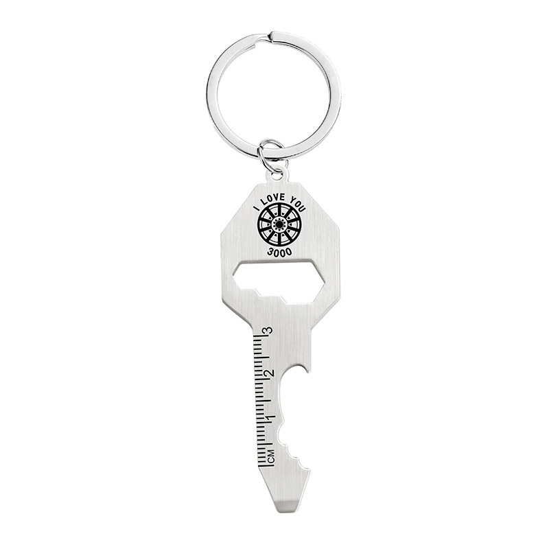 YSK017 key chain overall silver