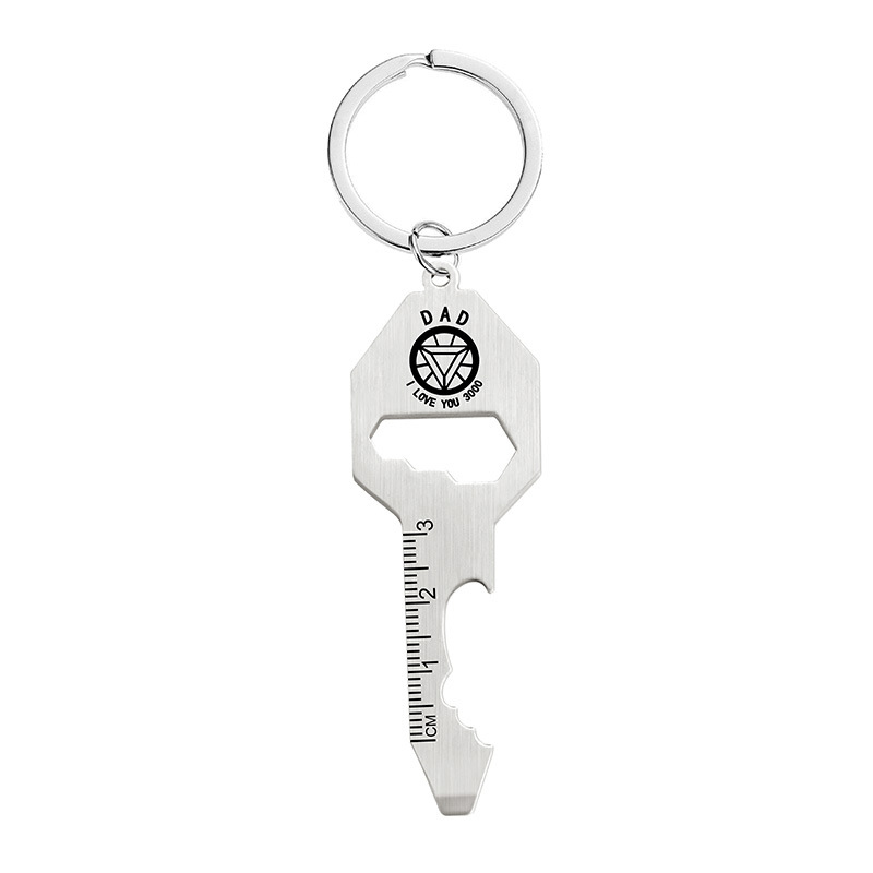 YSK018 key chain overall silver