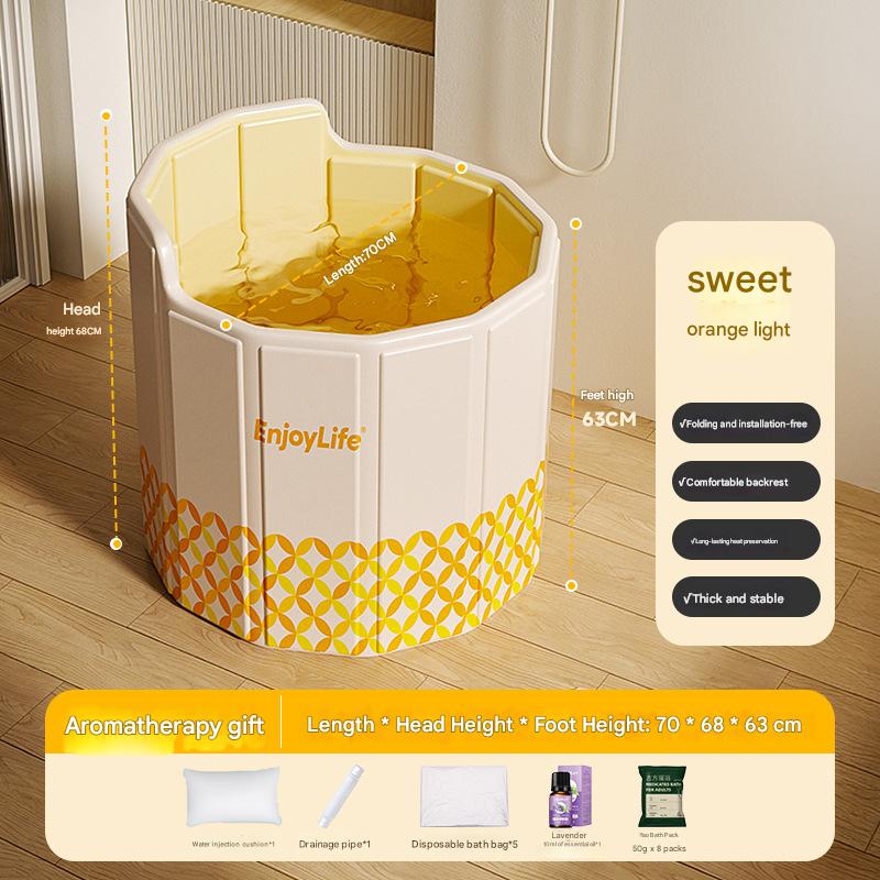 Orange 70*68cm A set