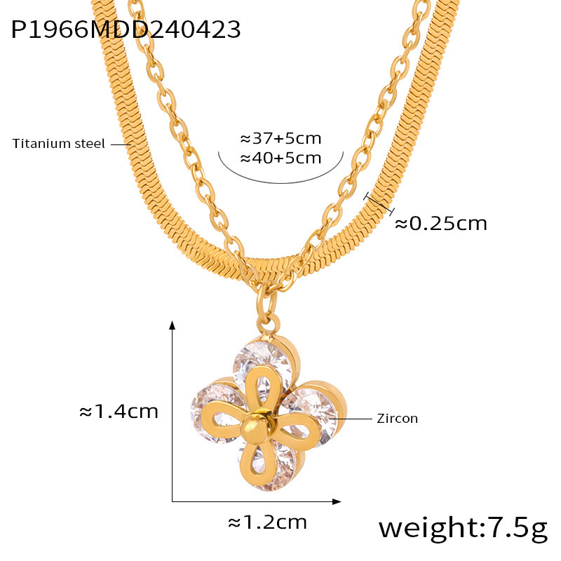 4:P1966-金色双层链