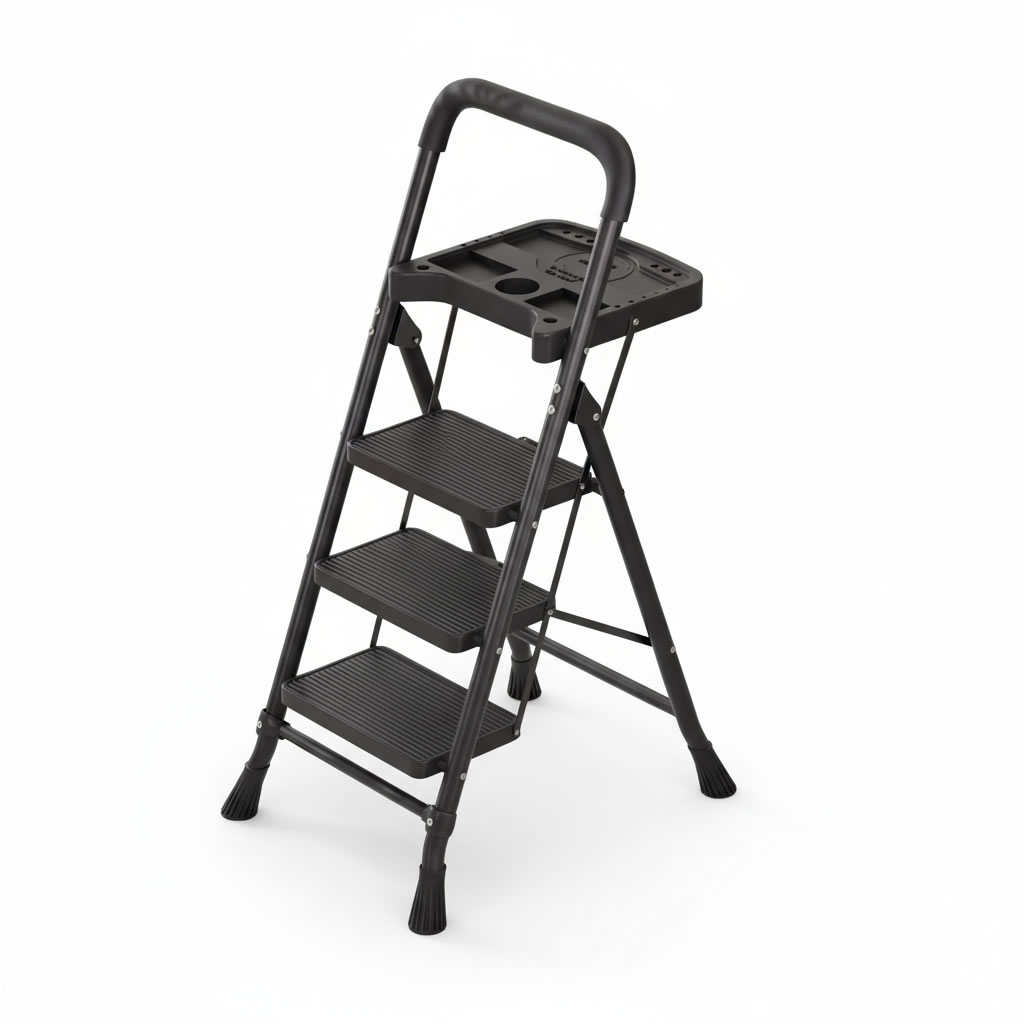 Black -3 steps - Tool plate (widened 26*38 cm pedal)