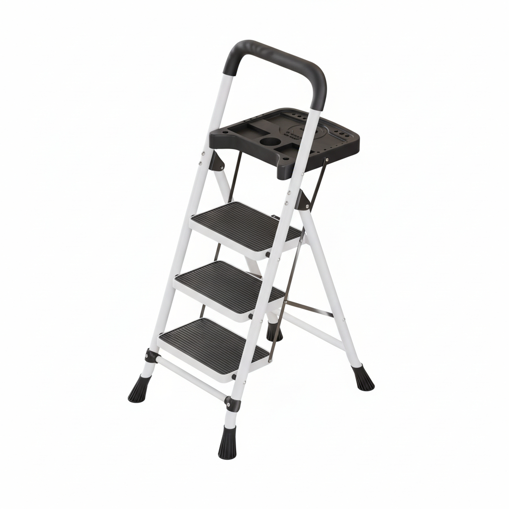 White -3 steps - Tool plate (widened 26*38 cm pedal)