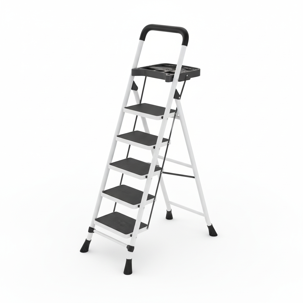 White -5 steps - Tool plate (widened 26*38 cm pedal)