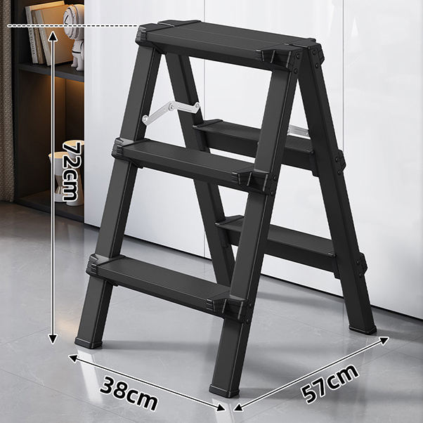 Black 3-step Ladder
