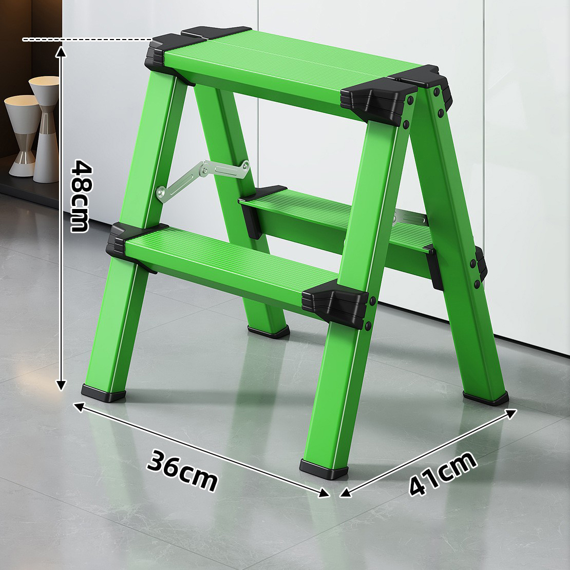 Apple green 2-step Ladder