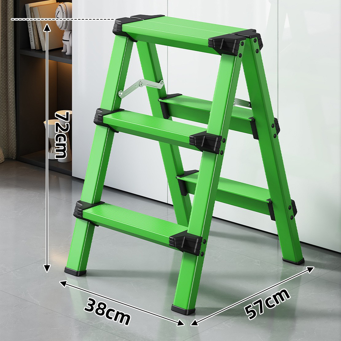 Apple green 3-step Ladder