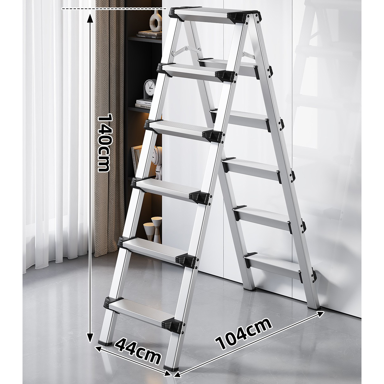 Pearl silver 6-step Ladder
