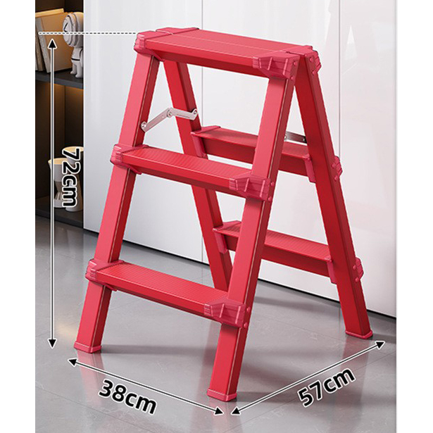 red 3-step Ladder