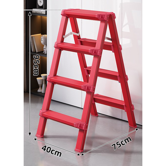 red 4-step Ladder
