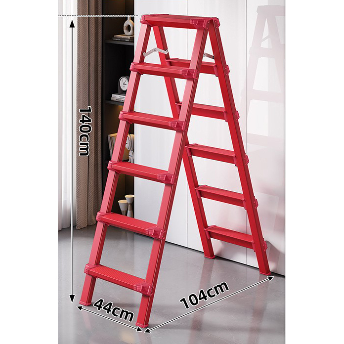 red 6-step Ladder