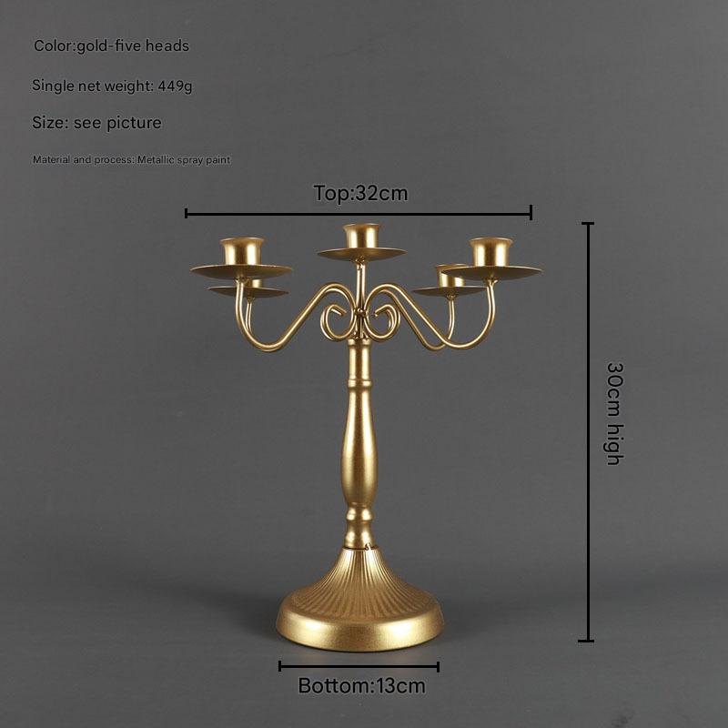 Paint gold-five heads