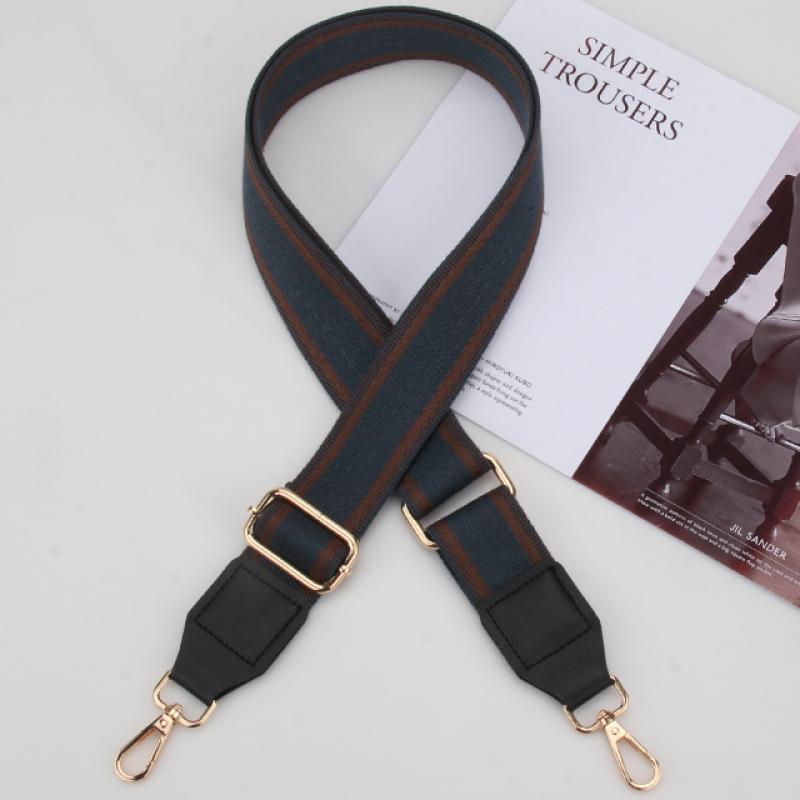 Dark Blue-Black Leather-Gold Hook