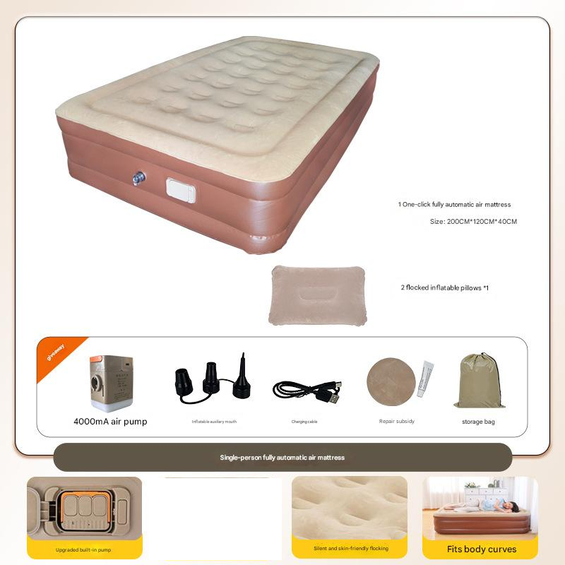 Brown 5th generation built-in inflatable bed 120*200*40cm