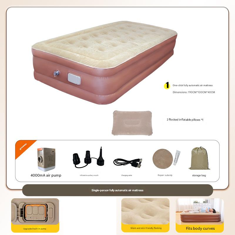 Brown 5th generation built-in inflatable bed 190*100*40cm