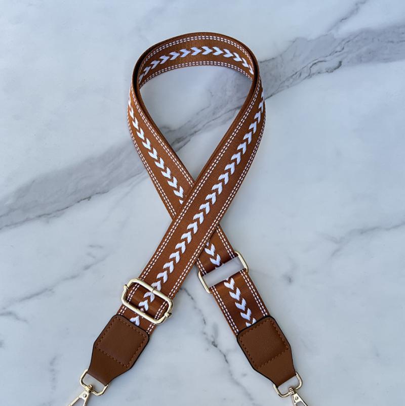 Brown bottom white arrow-Brown