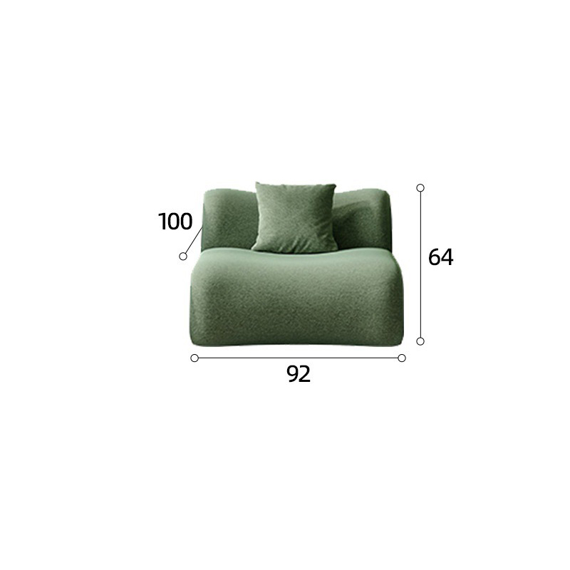 Single seat without armrests 92*100*64cm