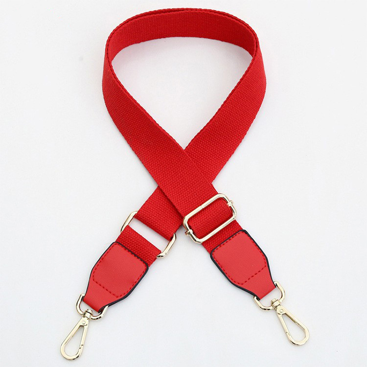 3.8 red cotton belt-red leather