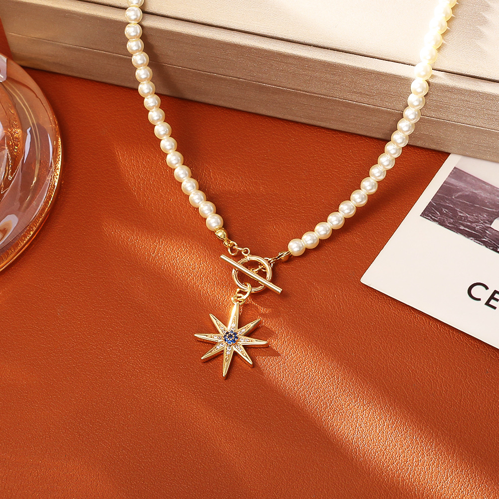 1:Deep blue turquoise necklace