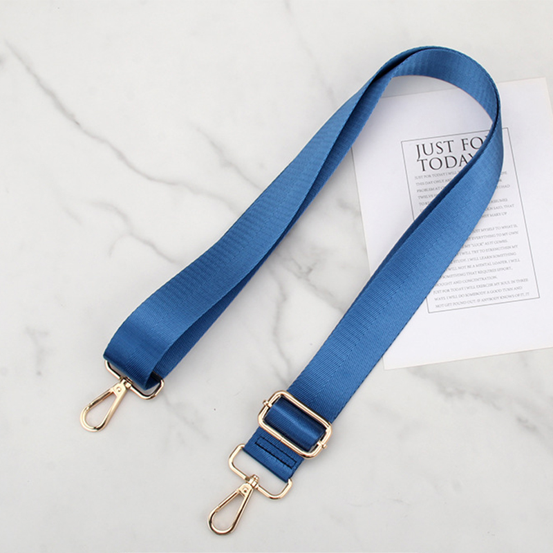 3.8 herringbone blue-gold buckle