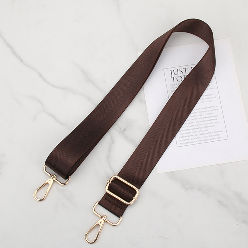 3.8 herringbone brown-gold buckle