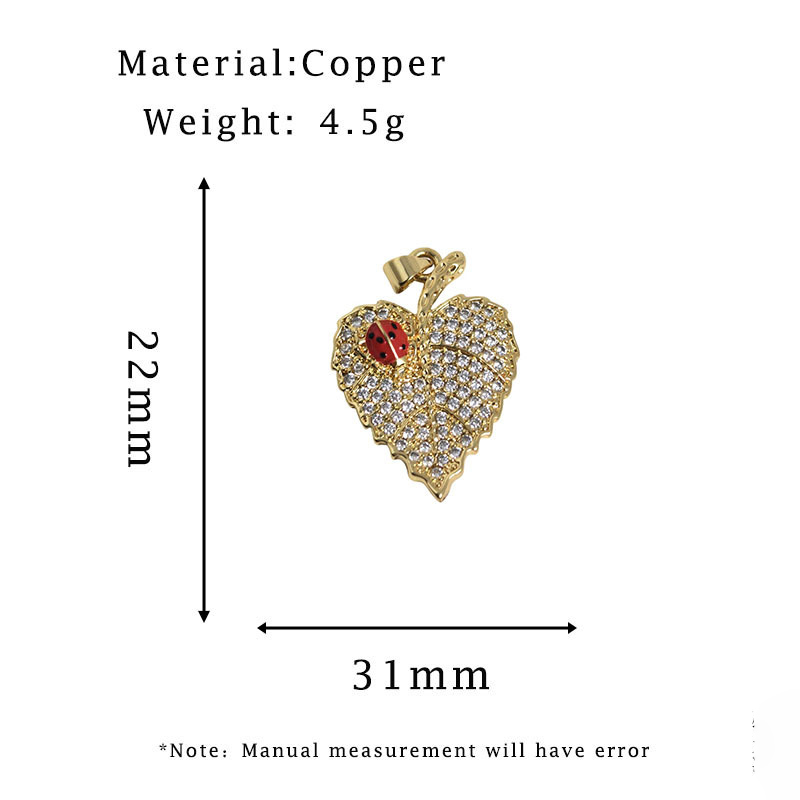 1:Golden ladybug leaves