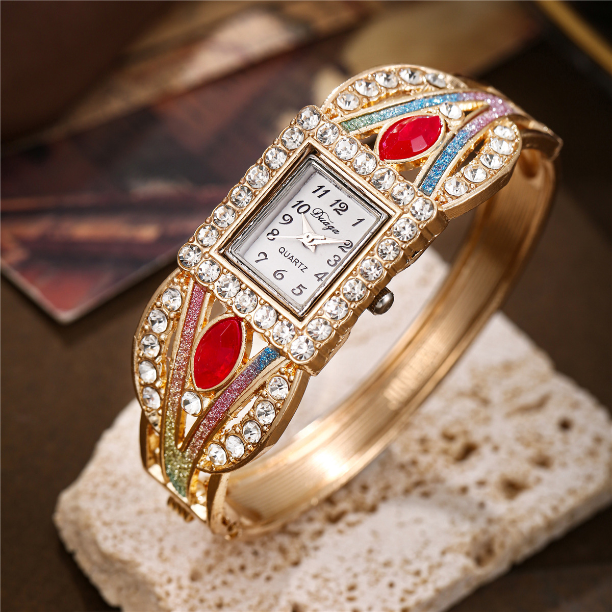 1:Colorful red diamonds