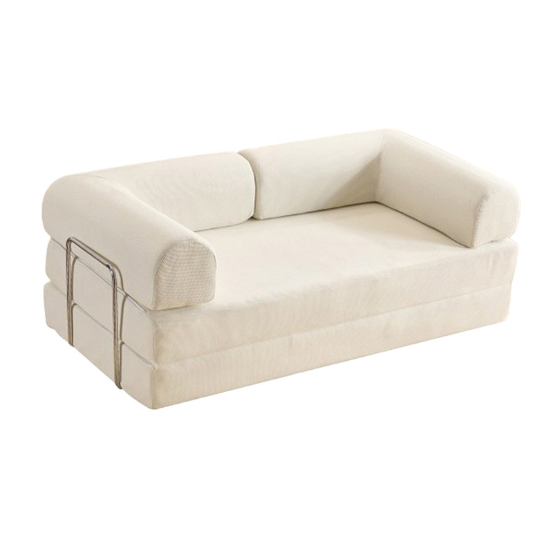 Beige corduroy High-resilience foam