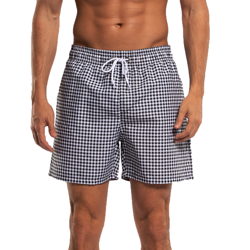 Black and white plaid