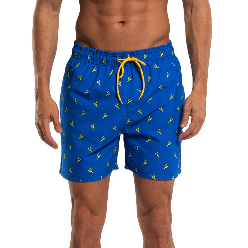 Blue small yellow shrimp