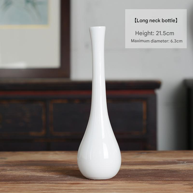 Bright White Long-necked Bottle