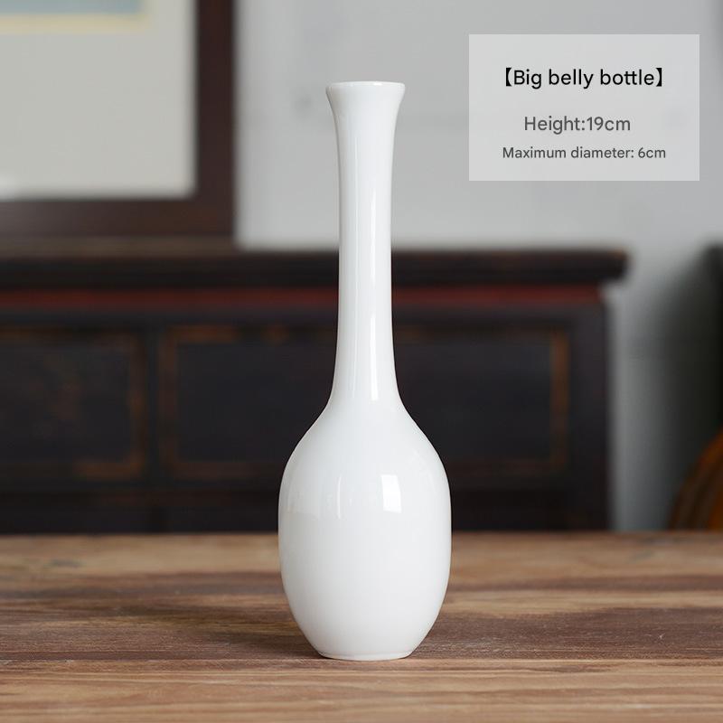 Bright white jujube shaped bottle