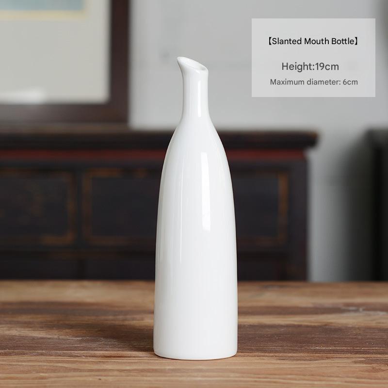 Bright white diagonal bottle