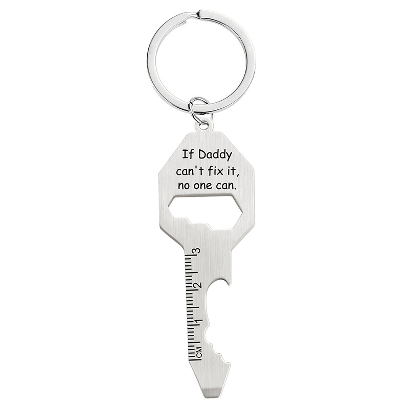 10:YSK024 key chain overall silver
