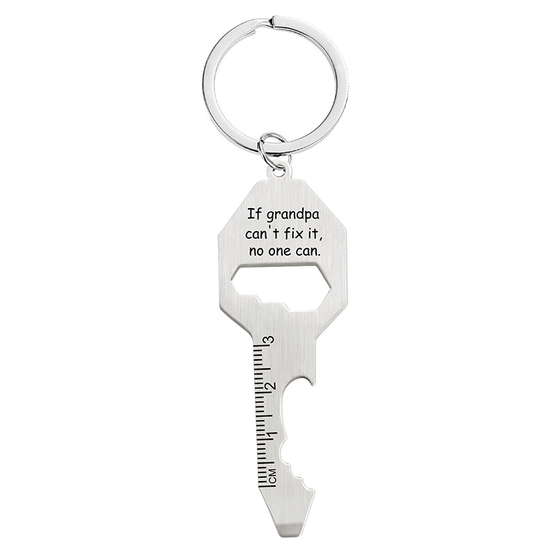YSK021 key chain overall silver