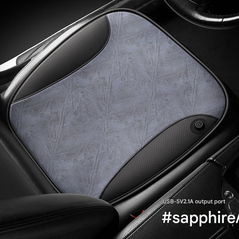 Angel 1 small square pad sapphire blue