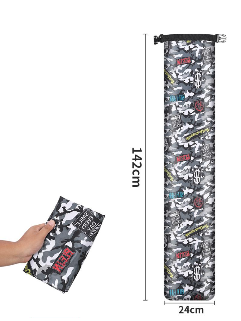 Umbrella bag: length 142cm [with bottom without side pocket-graffiti Gray]]