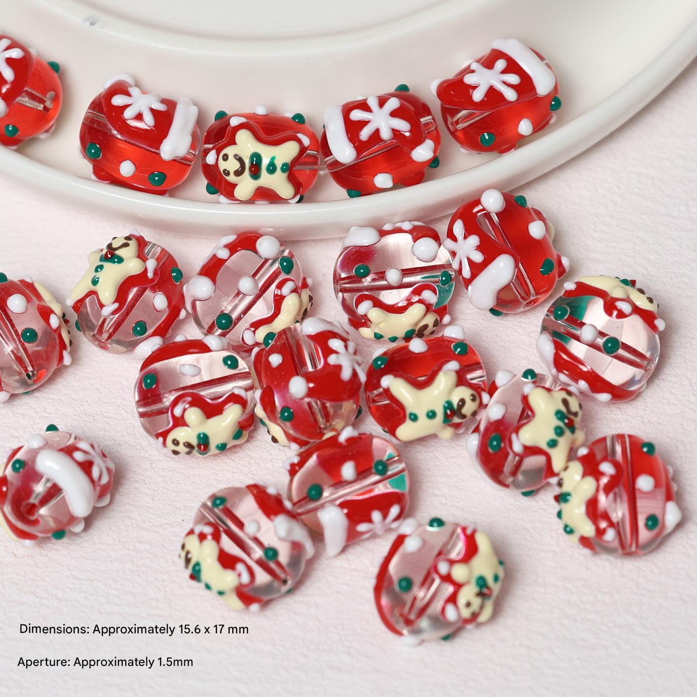 12:Oval christmas snowflake hat