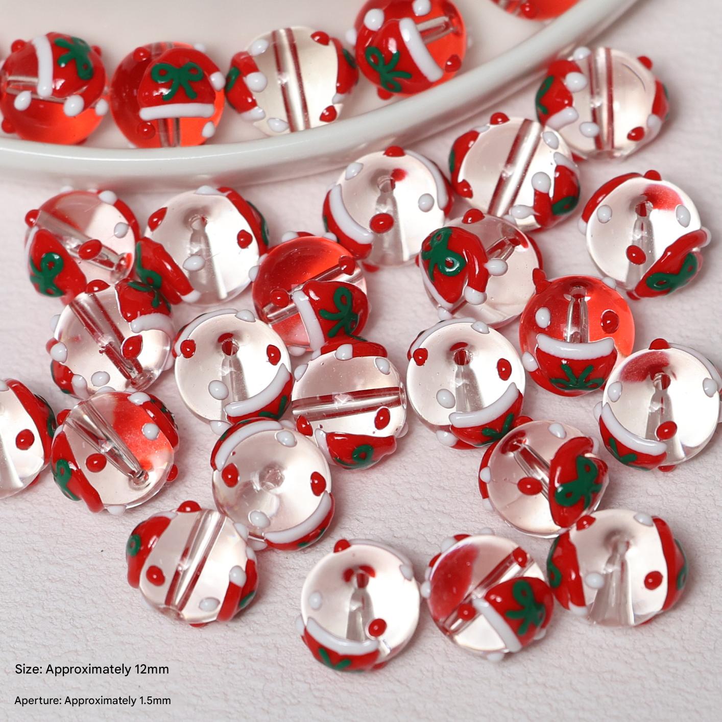 15:Ball bead christmas hat