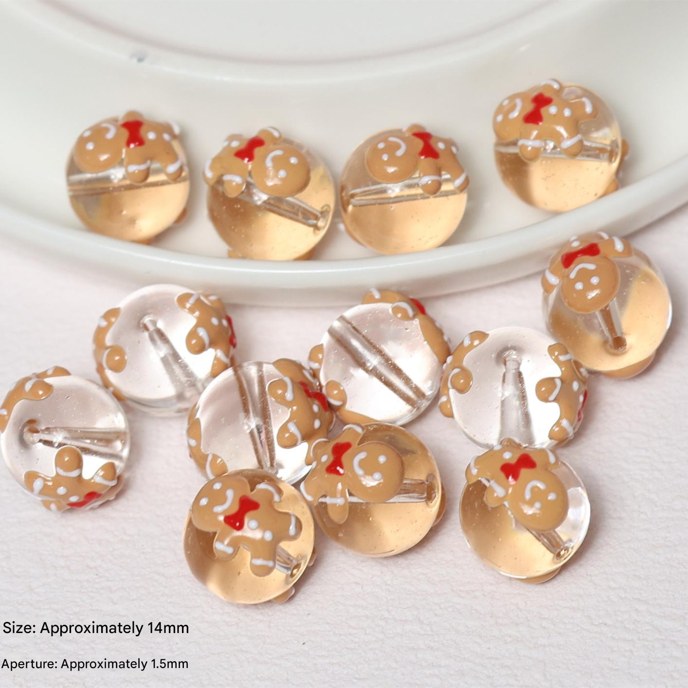 16:Round bead gingerbread man