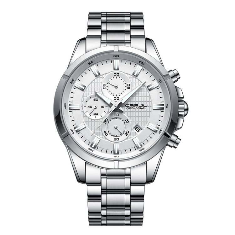 1:Silver with white surface