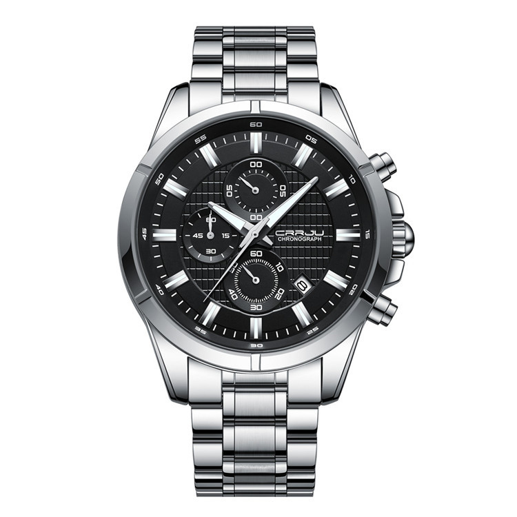 2:Silver with black surface